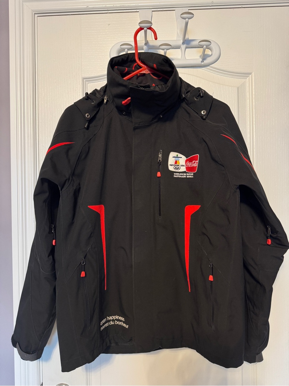 Rare Vancouver 2010 Olympics Coca-Cola Technical Shell Jacket Men’s S